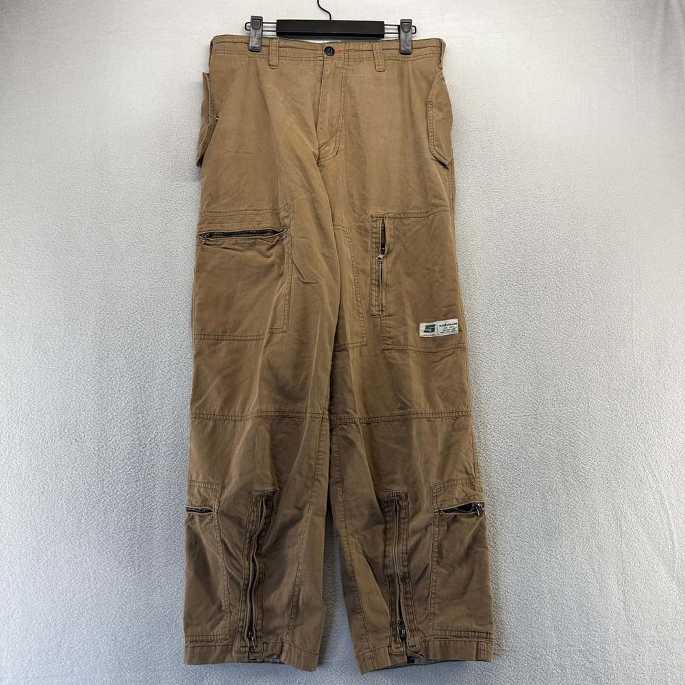 Vintage Sideout Cargo Pants Mens 30x30 fits 30x28 Skater Military Surf Baggy y2k